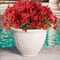 20 Bundles UV-Resistant Artificial Red Flowers: Perfect for Outdoor Décor